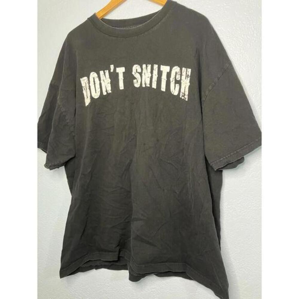 Outlaw Threadz T-shirt Men's Size‎ 3x "Don't Snitch"